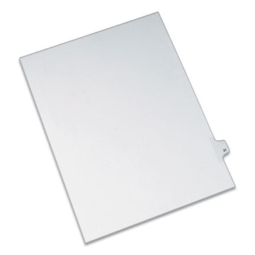 Avery® Preprinted Legal Exhibit Side Tab Index Dividers, Allstate Style, 10-tab, 21, 11 X 8.5, White, 25-pack freeshipping - TVN Wholesale